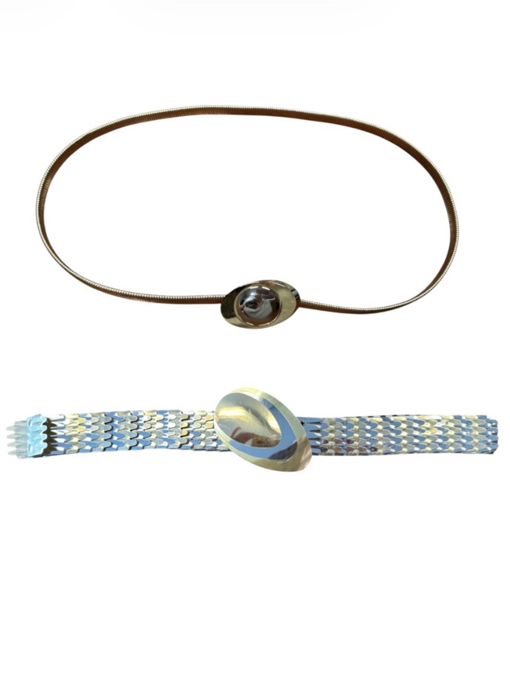 Vintage Metal Stretch Waist Belts